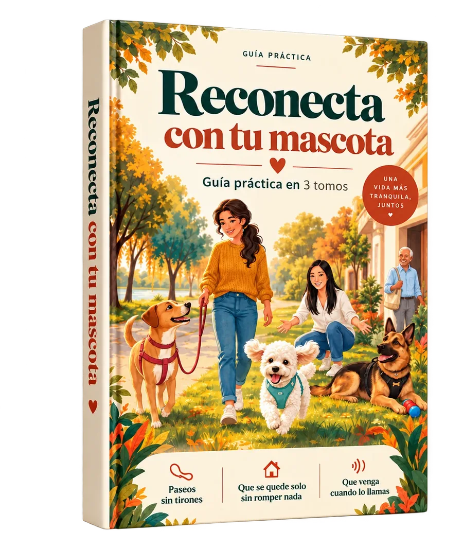 Reconecta con tu mascota: guía práctica en 3 tomos